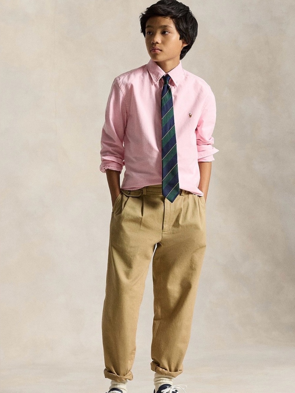 Ralph Lauren Boys long sleeve button up shirt size xl 18-20